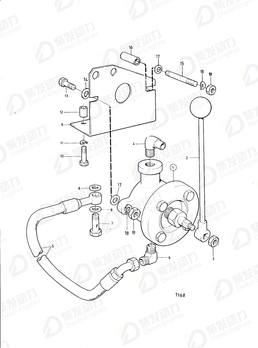 VOLVO Washer 961170 Drawing